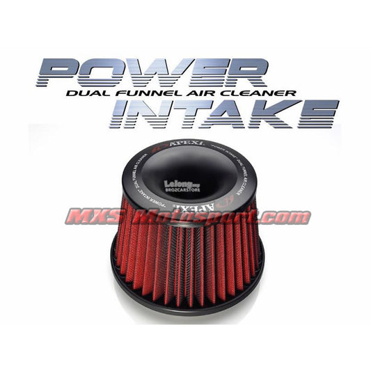 MXS2558 APEXI Power Intake Air Cleaner Filter Dual Funnel Adapter