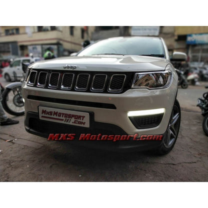 MXS2629 Jeep Compass LED Daytime Fog Lamps with Matrix Turn Signal Mode