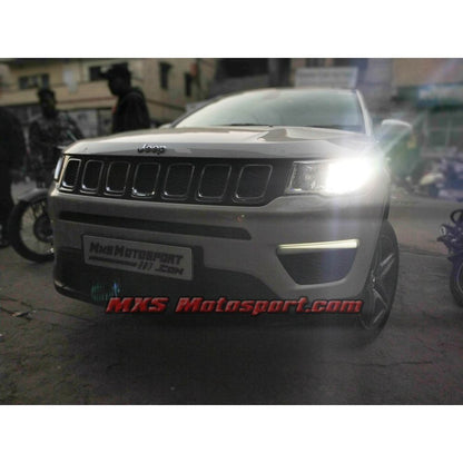 MXS2629 Jeep Compass LED Daytime Fog Lamps with Matrix Turn Signal Mode