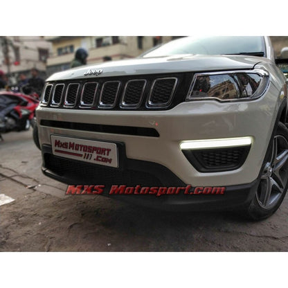 MXS2629 Jeep Compass LED Daytime Fog Lamps with Matrix Turn Signal Mode