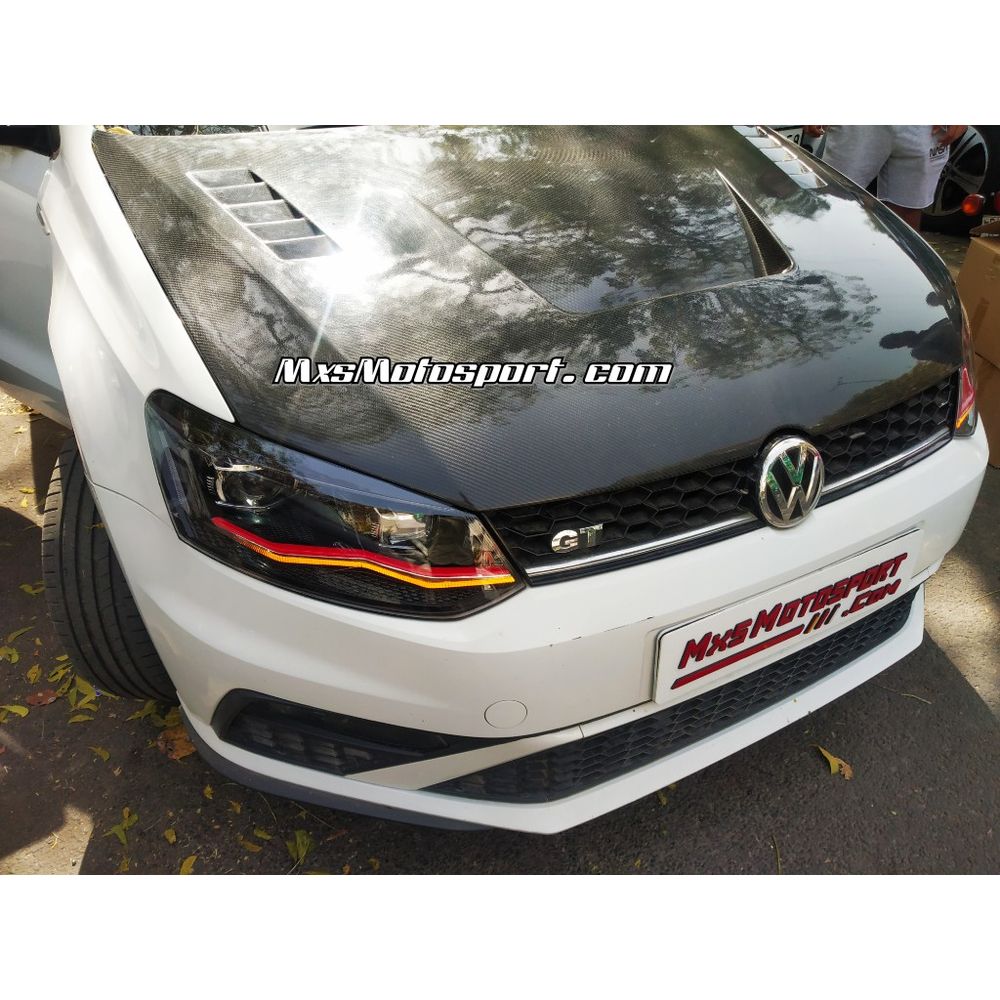 MXS2686 Volkswagen Polo Carbon Fiber Bonnet Hood