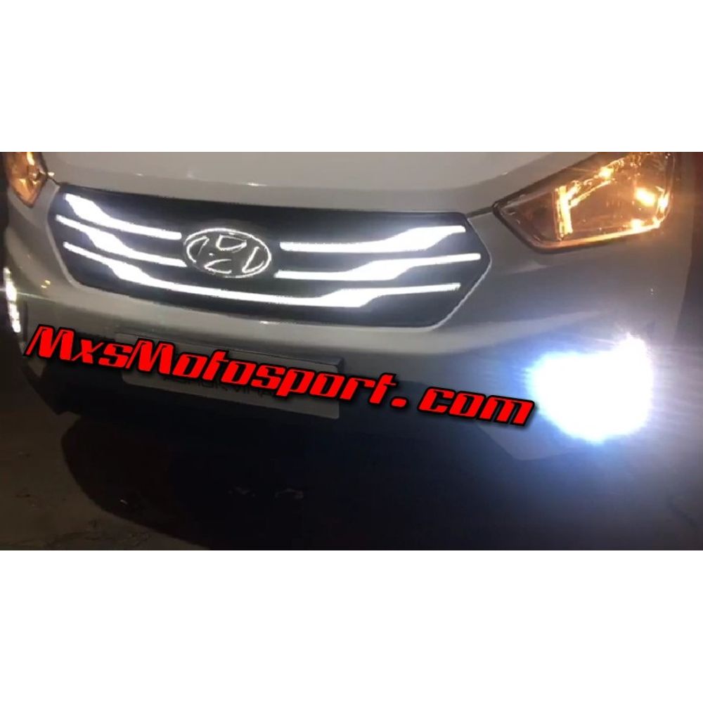 MXS2705 Hyundai Creta Custom Led  Daytime Grill with Turn Signal Matrix Mode