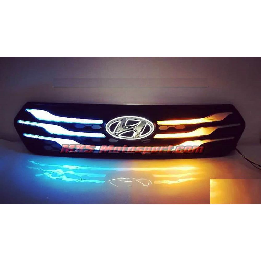 MXS2705 Hyundai Creta Custom Led  Daytime Grill with Turn Signal Matrix Mode