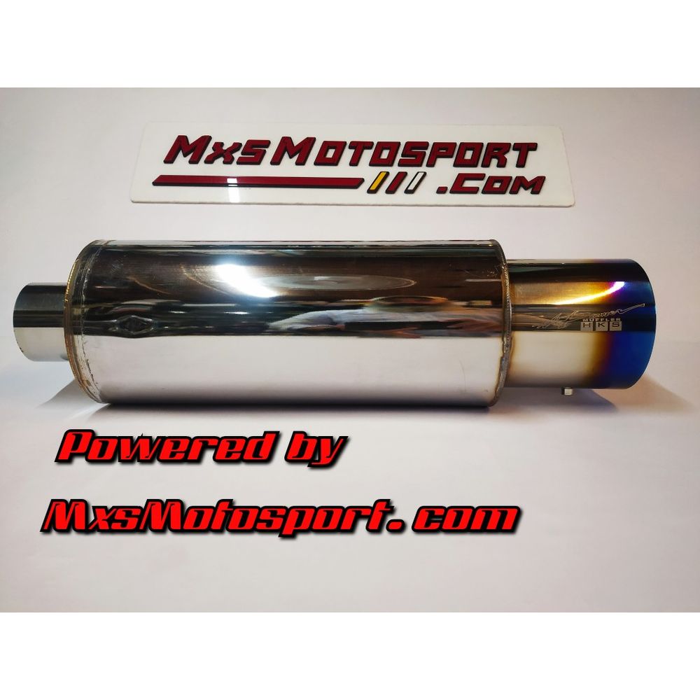 MXS2914 HKS Car Exhaust Muffler Silencer with DB Killer Super Car Like sound