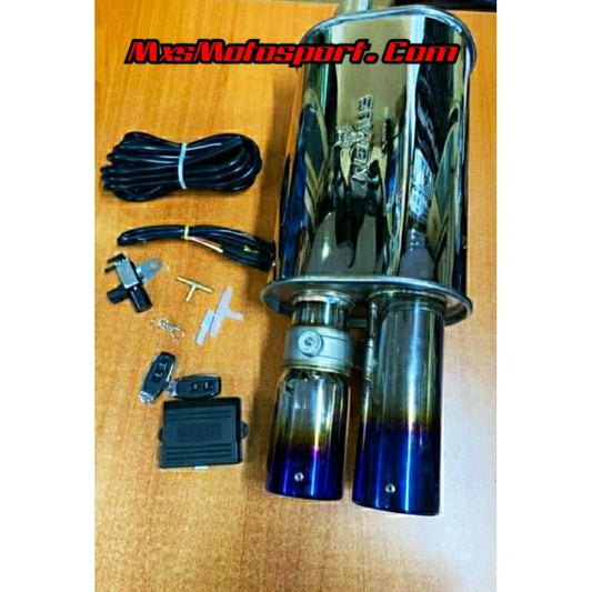 MXS2966 Remus Valvetronic Exhaust Remote Operated Titanium Dual Tip