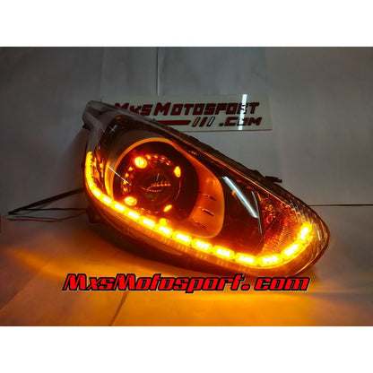 MXS2972 Fiat Punto Abarth LED Daytime Xenon Projector Headlights Matrix Series