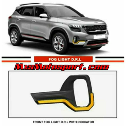 MXS3016 Kia Seltos LED Fog Lamps with Turn Signal Mode