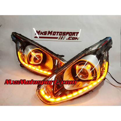 MXS3031 Fiat Punto Abarth LED Daytime Xenon Projector Headlights Matrix Series