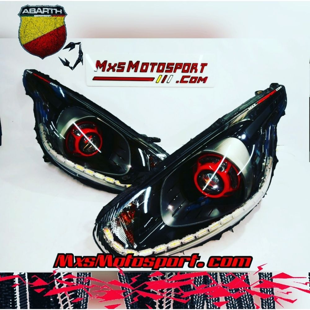 MXS3043 Fiat Punto Abarth LED Daytime Xenon Projector Headlights Matrix Series