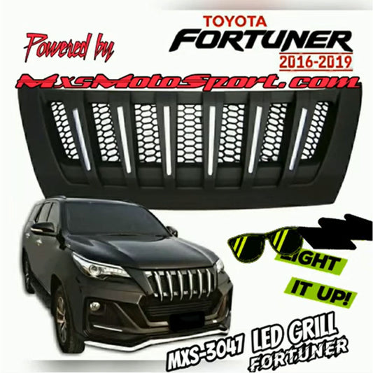 MXS3047 LED Sports GRILL For Toyota Fortuner