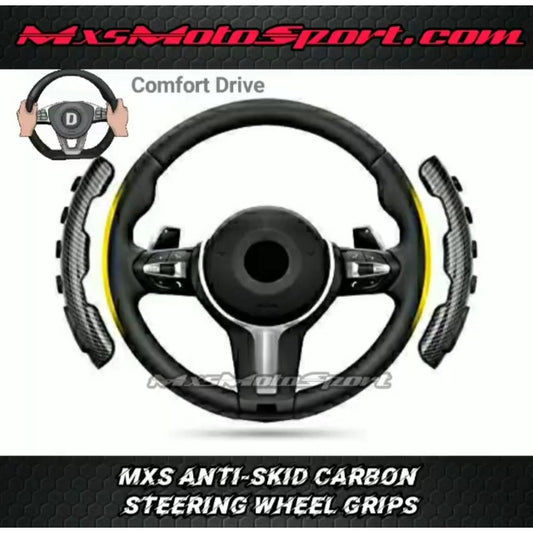 MXS3063 Anti-Skid Carbon Steering Wheel Grips