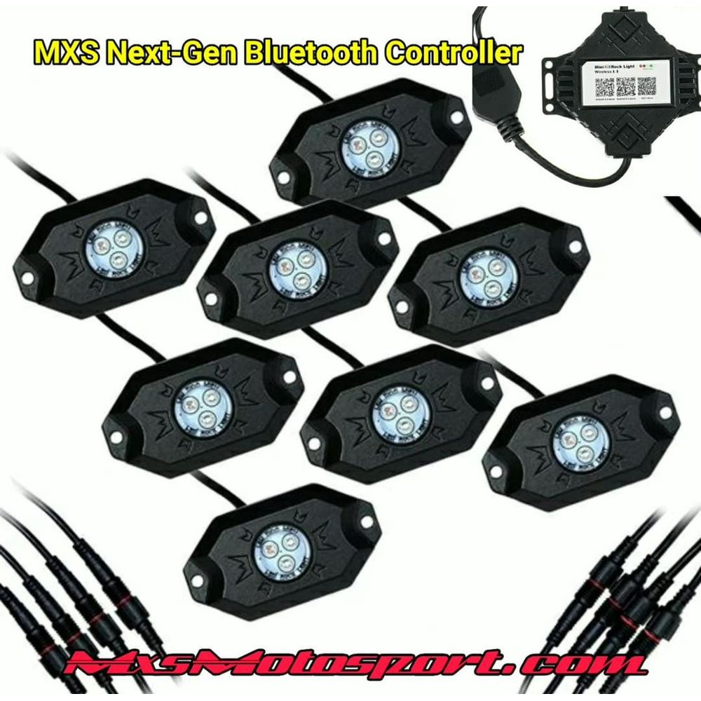 MXS3084 App Controlled 8-X LED Rock Lights