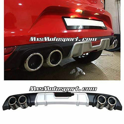 MXS3306 Volkswagen Polo Diffuser Rear Bumper