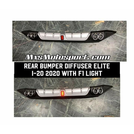 MXS3312 Hyundai I20 Elite Diffuser Rear Bumper 2020