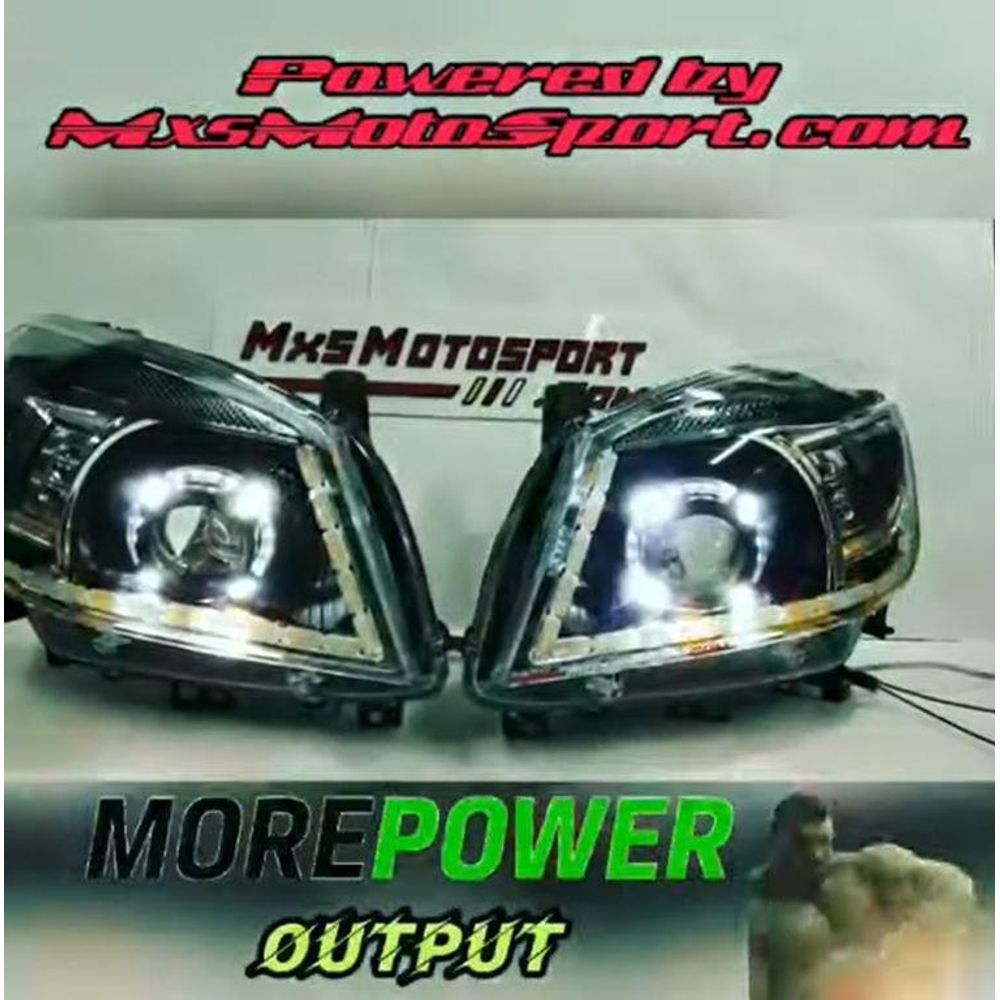 MXS3341 Ford Endeavour DRL Projector Headlights Porsche Inspired Matrix Series 2010+