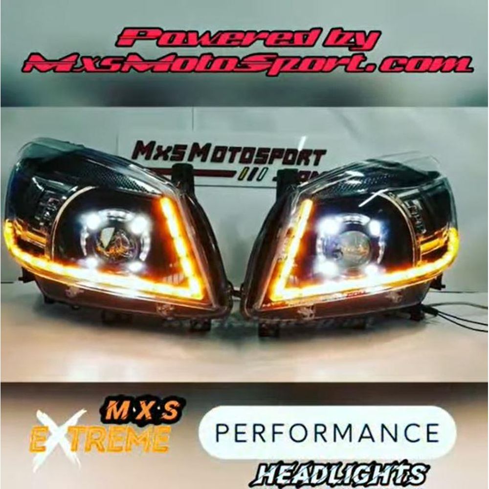 MXS3341 Ford Endeavour DRL Projector Headlights Porsche Inspired Matrix Series 2010+