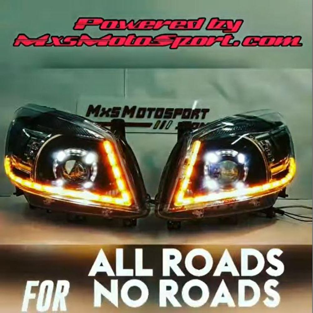 MXS3341 Ford Endeavour DRL Projector Headlights Porsche Inspired Matrix Series 2010+
