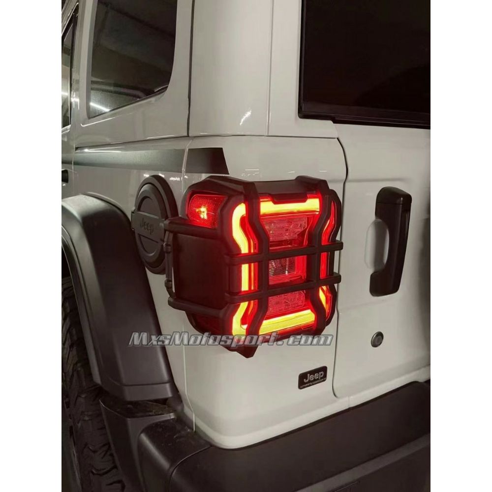 MXS3369 Jeep Wrangler Headlights & Tail Lights Covers