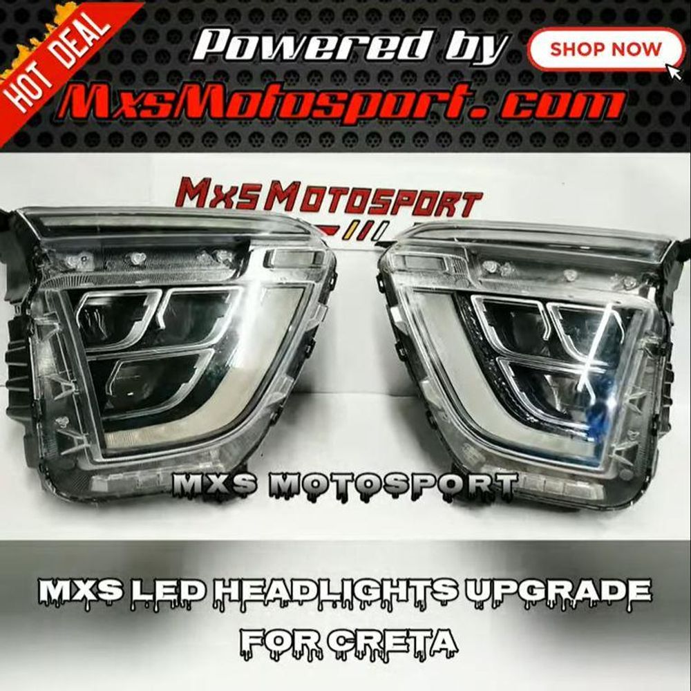 MXS3409 LED Headlights Upgrade For Hyundai Creta