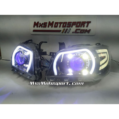 MXS3532 App Controlled Devil Eye DRL Projector Headlights For Maruti Suzuki Alto K10