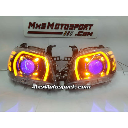 MXS3532 App Controlled Devil Eye DRL Projector Headlights For Maruti Suzuki Alto K10