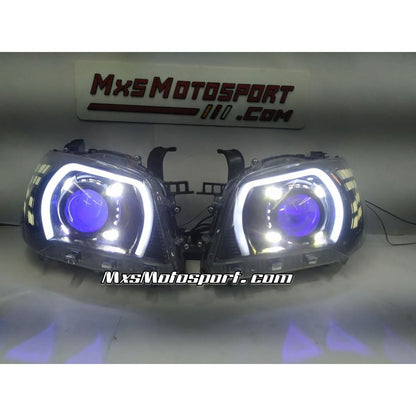 MXS3532 App Controlled Devil Eye DRL Projector Headlights For Maruti Suzuki Alto K10