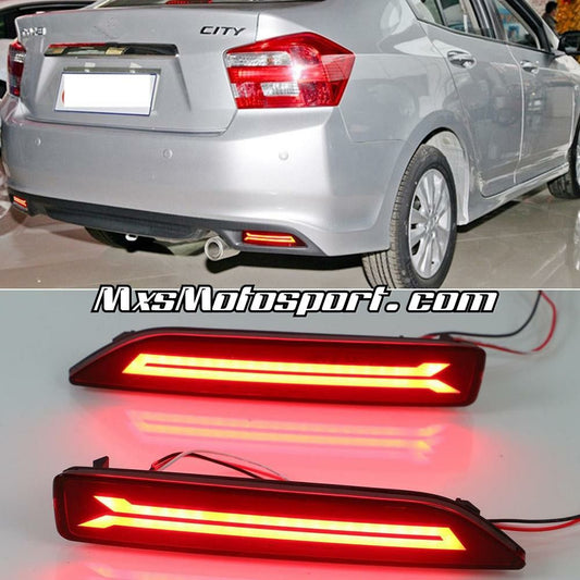 MXS3543 Honda City LED Rear Bumper Reflector Lights Old Version