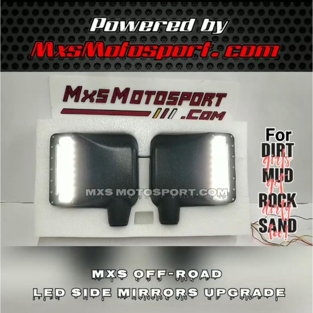 MXS3551 Off-Road LED Mirror Covers with Turn Signals