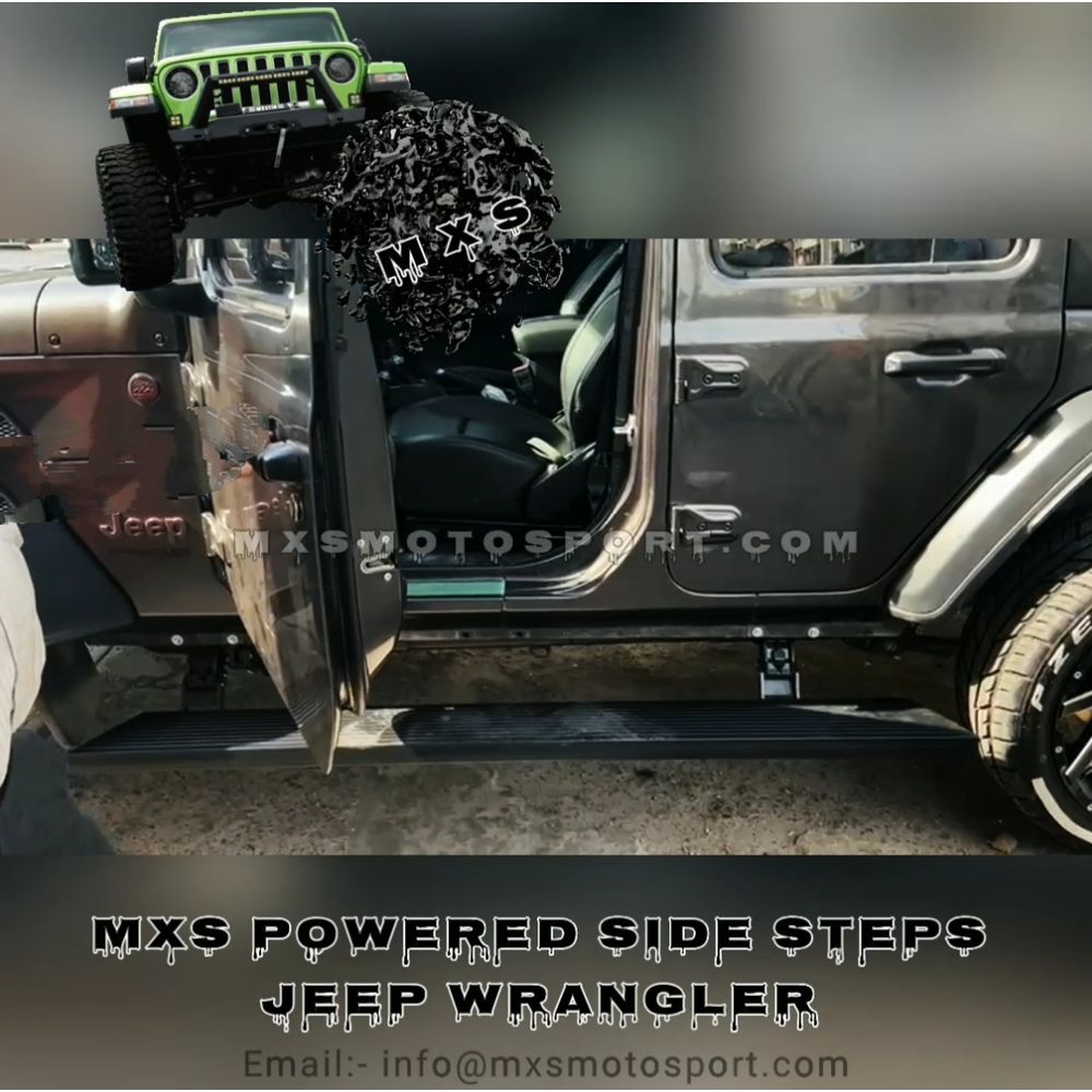 MXS3664 Automatic Powered Side Steps JEEP WRANGLER 2022