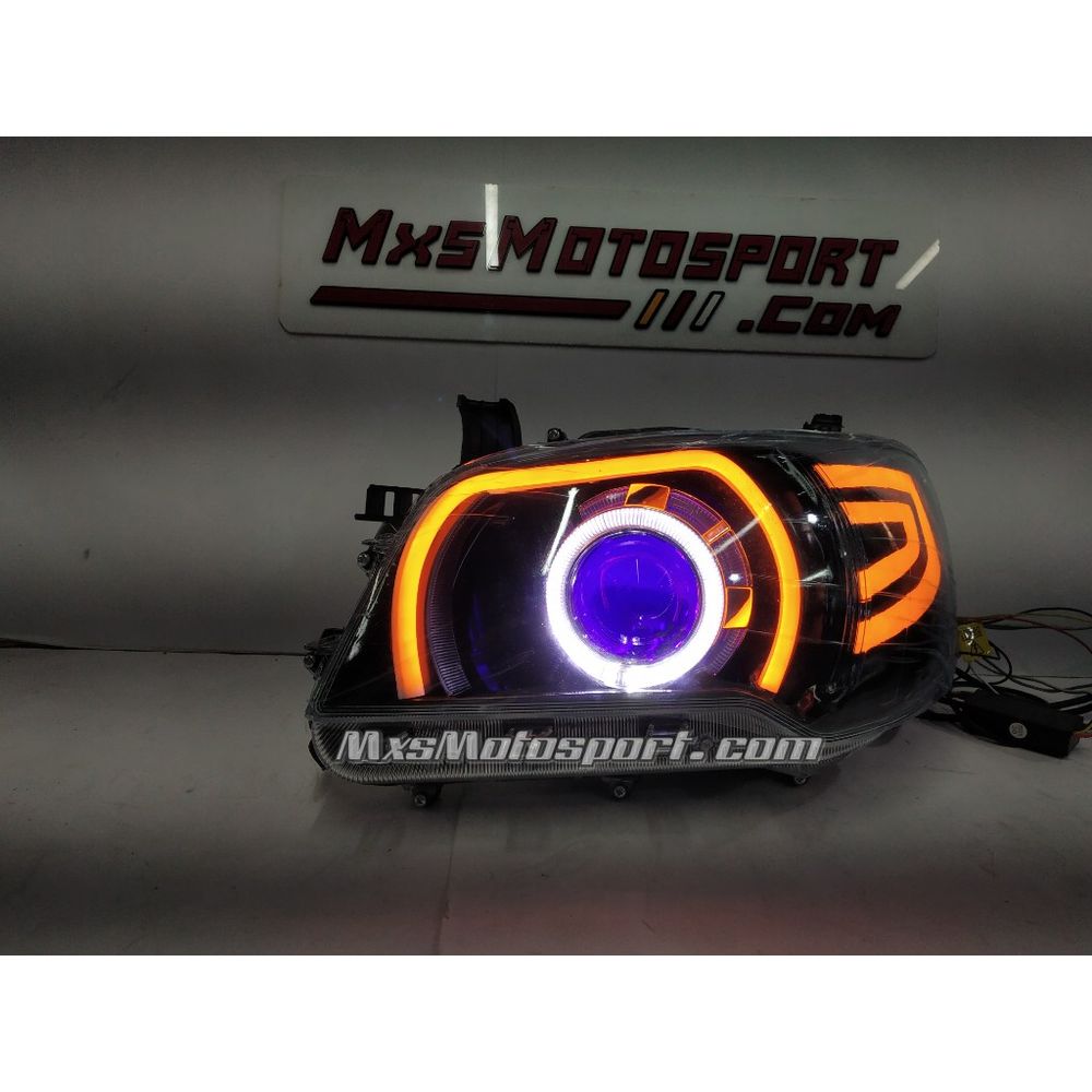 MXS3678 App Controlled Devil Eye DRL Projector Headlights For Maruti Suzuki Alto K10