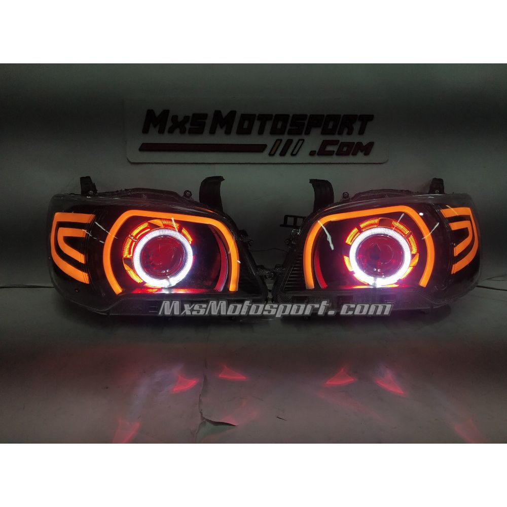 MXS3678 App Controlled Devil Eye DRL Projector Headlights For Maruti Suzuki Alto K10