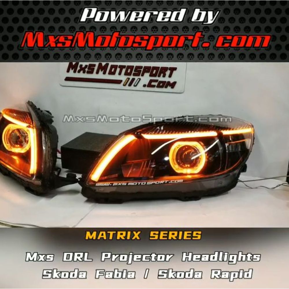 MXS3682 Skoda Rapid DRL Projector Headlights