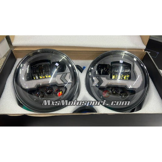 MXS3711 LED Projector Headlights For Mahindra Thar Jeep Wrangler