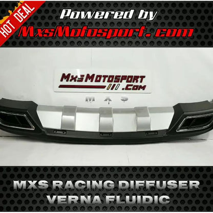 MXS3722 Hyundai Verna Racing Diffuser Rear Bumper