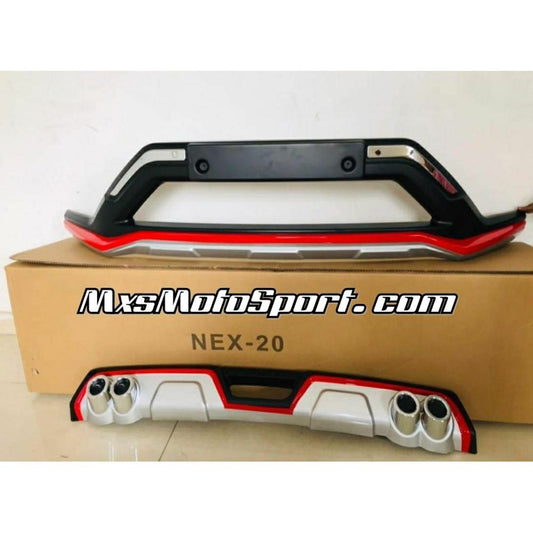 MXS3756 Tata Nexon GT lLne Diffuser Kit Front & Rear