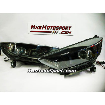 MXS3855 Tata Tiago App Controlled Devil Eye Projector Headlights Porsche Inspired