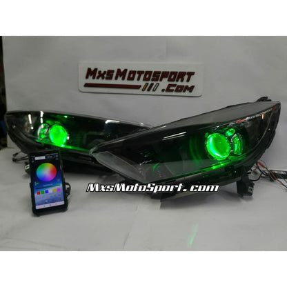 MXS3855 Tata Tiago App Controlled Devil Eye Projector Headlights Porsche Inspired