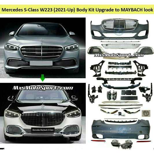 MXS3867 Mercedes S Class W223 (2021-UP) to Maybach Look Body Kit