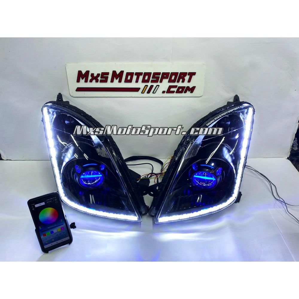 MXS3901 Mobile App Operated DEVIL EYE Projector Headlights Suzuki Swift & Dzire Type 1