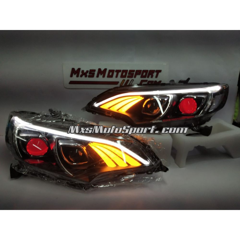 MXS3921 Honda Jazz Quad LED Projector Headlights 2015+