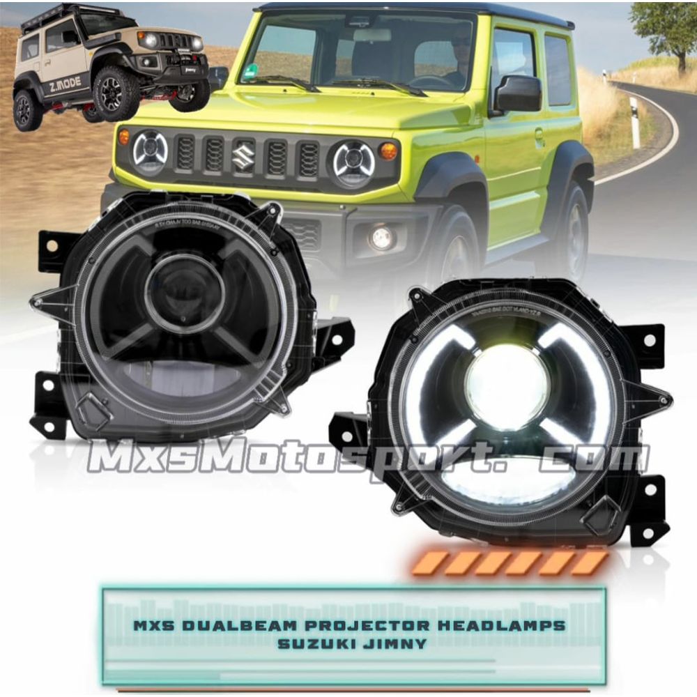 MXS3936 Dual Beam LED Projector Headlamps Suzuki Jimny 5 Door