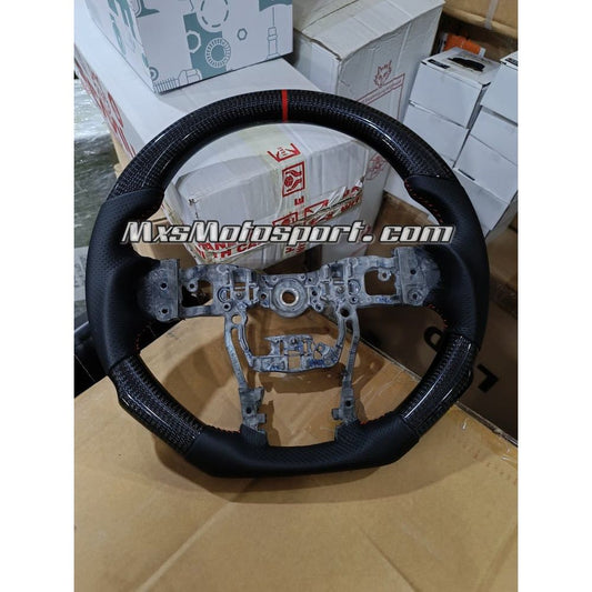 MXS3980 Flat Bottom Carbon Fiber Steering For Toyota Fortuner