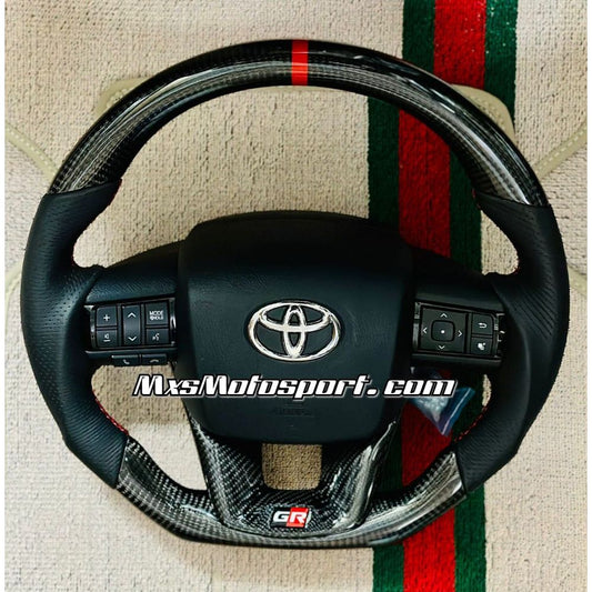 MXS3995 Carbon Fiber GR Steering For Toyota Fortuner 2016 UP