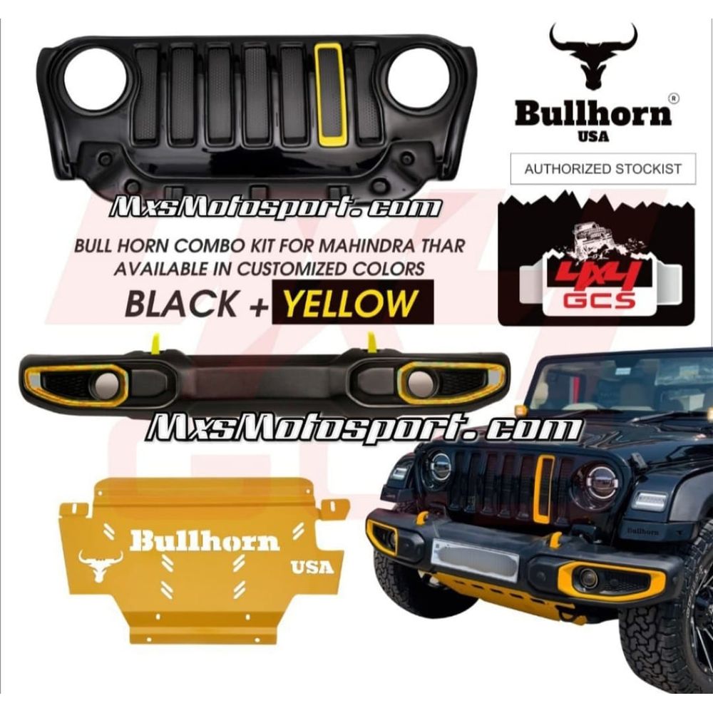MXS4010 BuLLHorn Combo Kit For Mahindra Thar 2020+