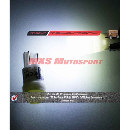 Tech Hardy T10 Ceramic Coated CREE LED Projector Long Range Parking Bulbs For Hero Motocorp Xtreme