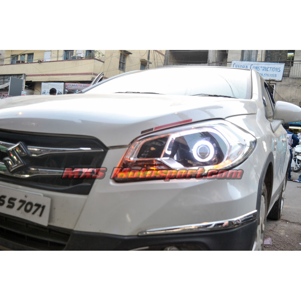 MXSHL491 Projector Headlights Maruti Suzuki S Cross with Matrix Style