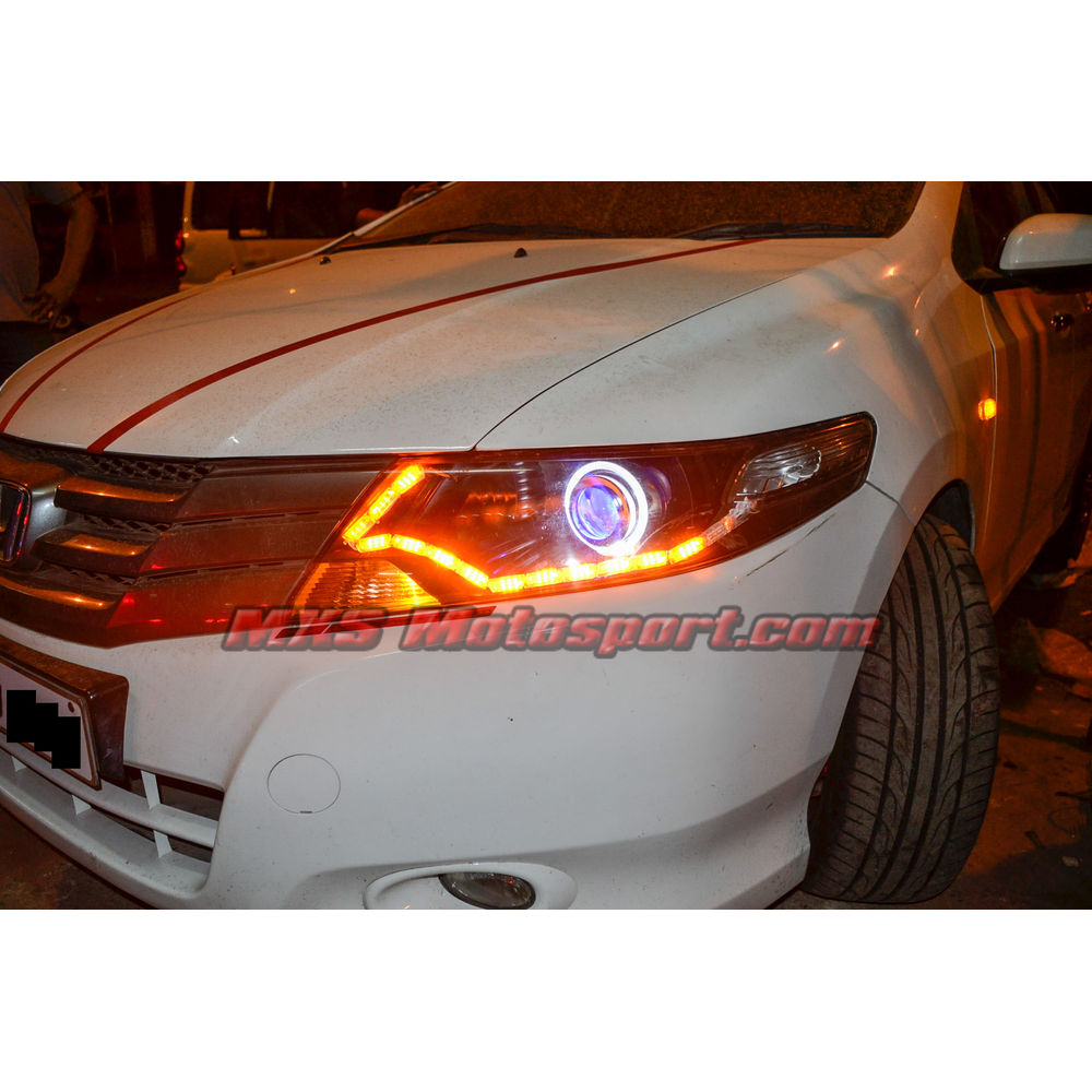 MXSHL505 Projector Headlights Honda City ivtec with Matrix Style