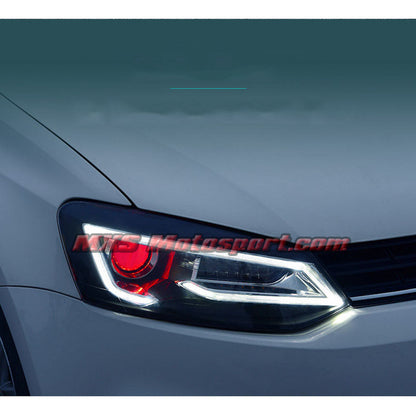 MXSHL631 Volkswagen Vento Led Daytime Projector Headlights with Matrix Mode