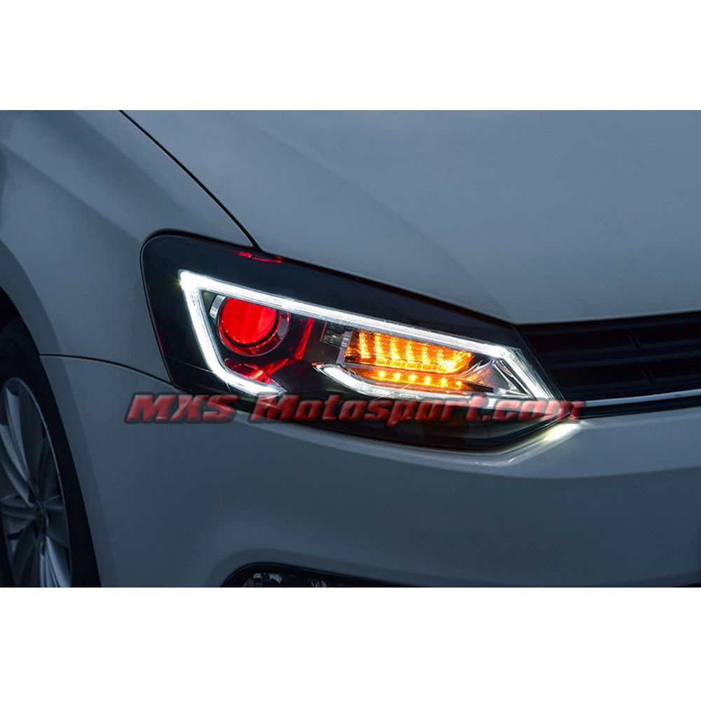 MXSHL630 Volkswagen Polo Led Daytime Projector Headlights with Matrix Mode