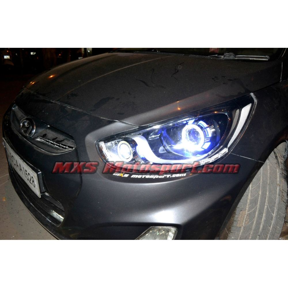 MXSHL672 Hyundai Verna Fluidic Dual Projector Headlights with Matrix Mode